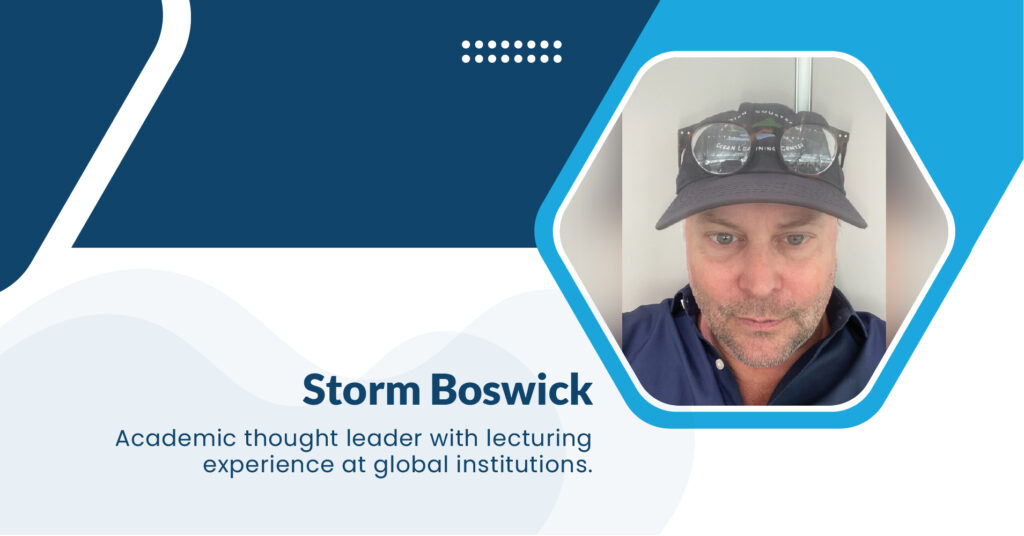 Storm Boswick: Leadership in Ocean Conservation and Marine Science